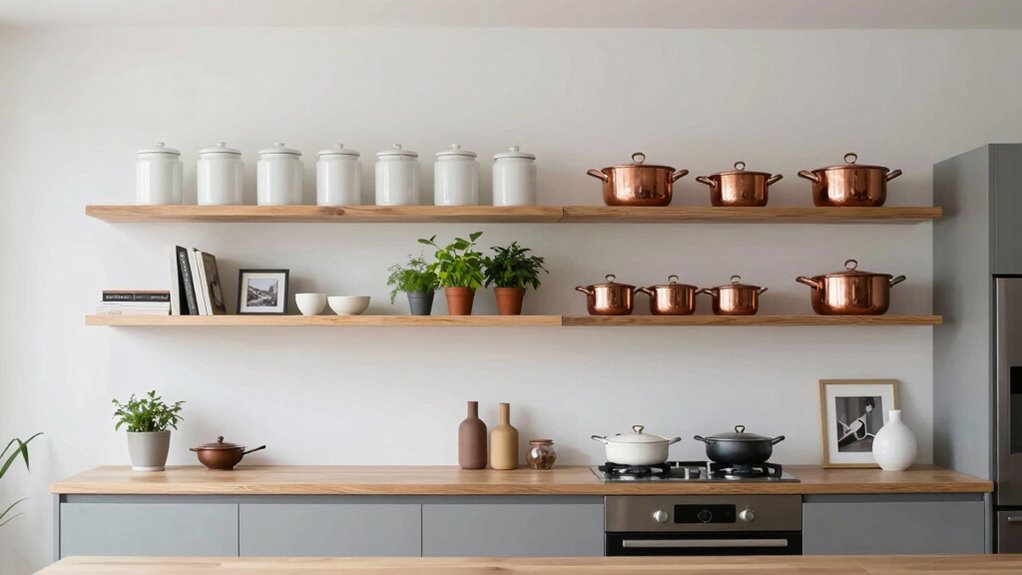 enhance spaces with shelves