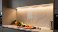 enhances kitchen workspace visibility