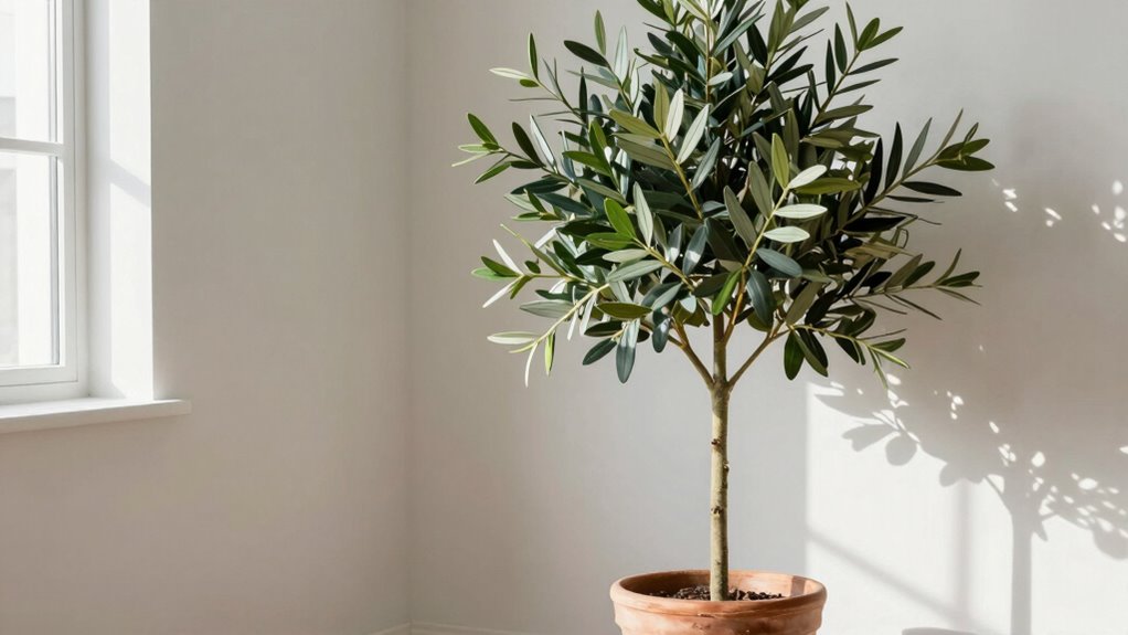 faux olive tree decor