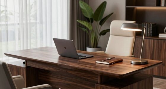 functional stylish organized workspace