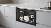 hidden appliance storage solution