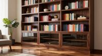 large bookshelf cabinet options