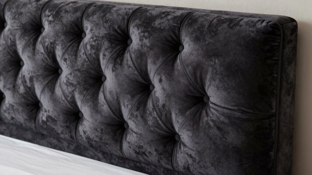 luxurious upholstered bed design