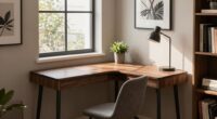 maximize space with corner desks