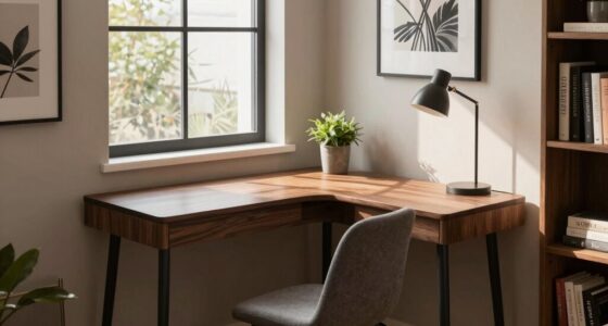 maximize space with corner desks