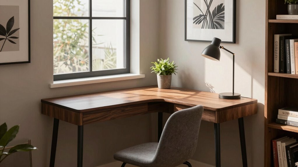 maximize space with corner desks