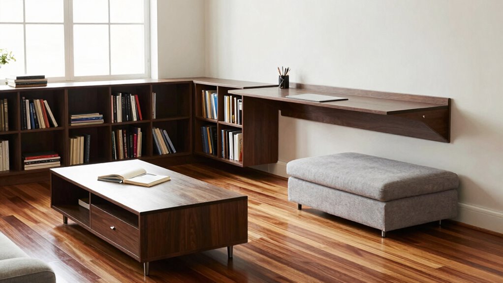 maximize space with multifunctional furniture