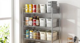 maximize storage with shelving