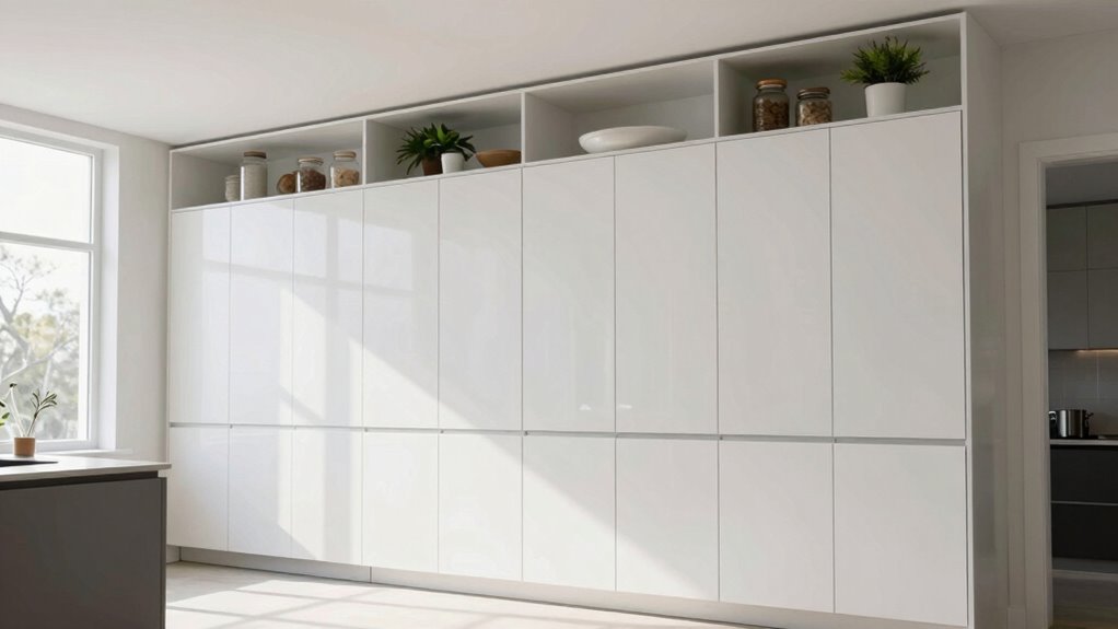 optimize tall cabinet storage