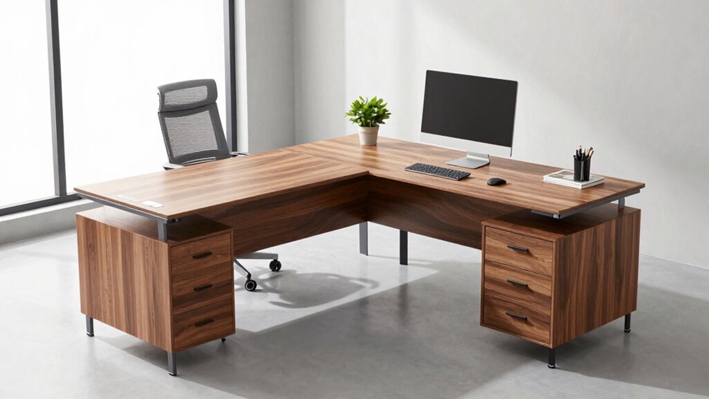 optimized ergonomic desk setup