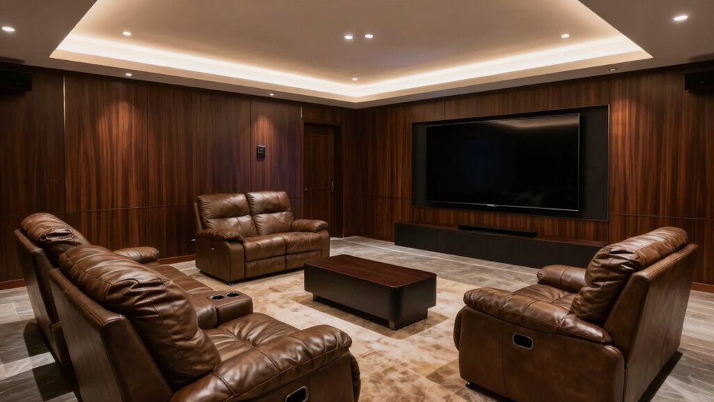 optimizes media room arrangement