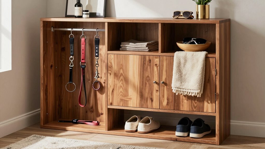 organized pet and essentials
