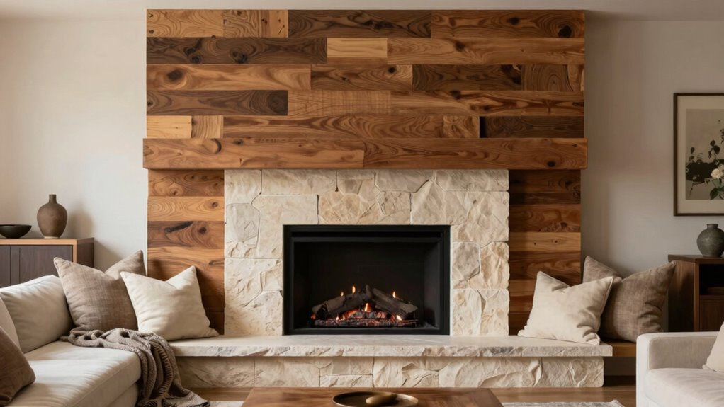 safe insulated stylish fireplace