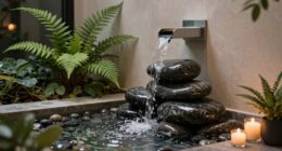 serene decorative water feature
