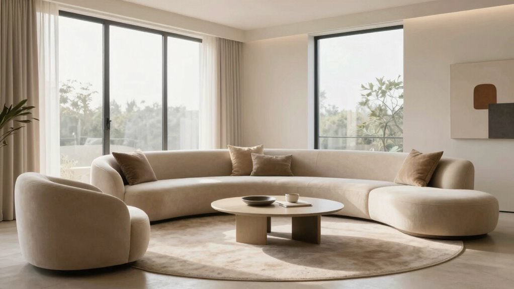 soft flowing inviting ambiance