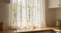 soft window covering accents