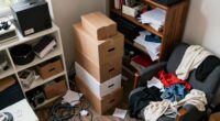 start with the biggest clutter