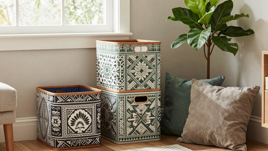 stylish coordinated storage solutions