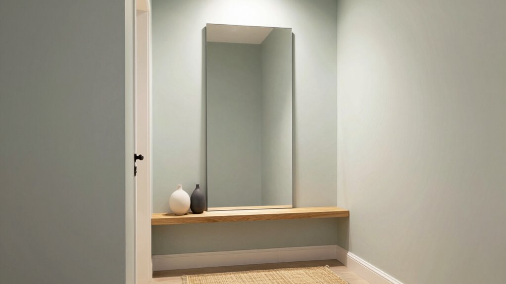 stylish durable entryway mirror