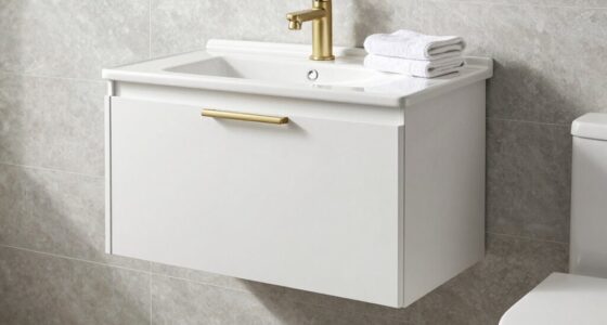 stylish functional bathroom storage