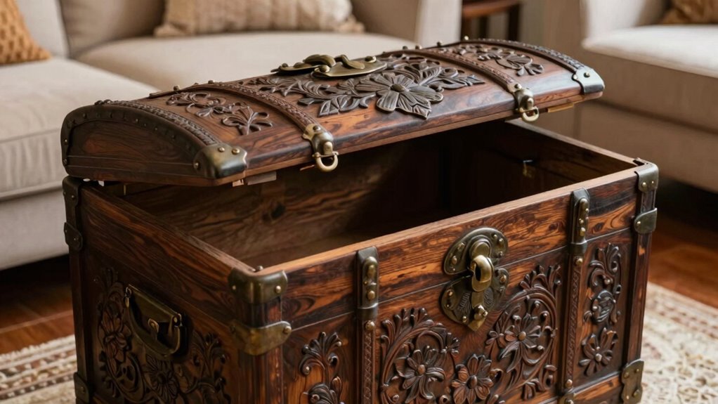 stylish functional vintage storage