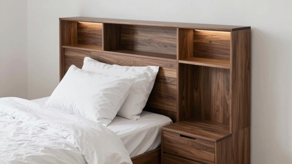stylish space saving storage headboards