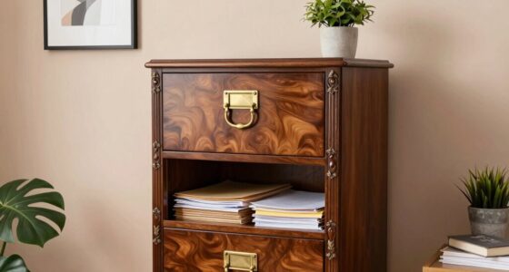 stylish storage conceals clutter