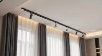 top ceiling curtain tracks
