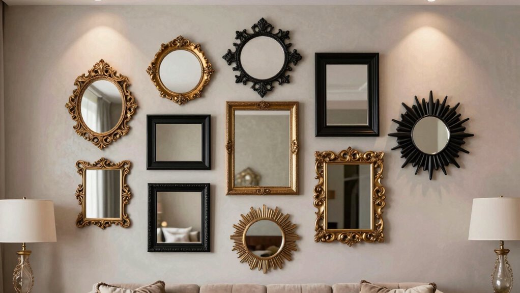 top decorative wall mirrors