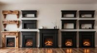 top electric fireplace mantels