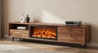 top fireplace tv stands