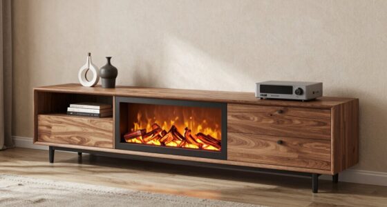 top fireplace tv stands