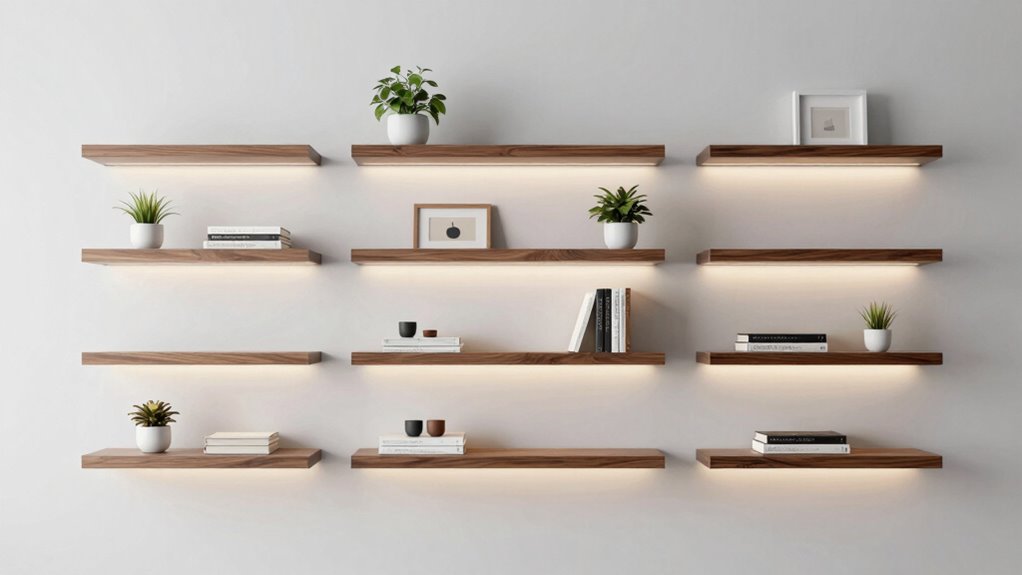 top floating shelf options
