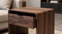 top hidden storage side tables
