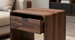 top hidden storage side tables