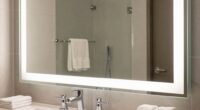 top illuminated bathroom mirrors