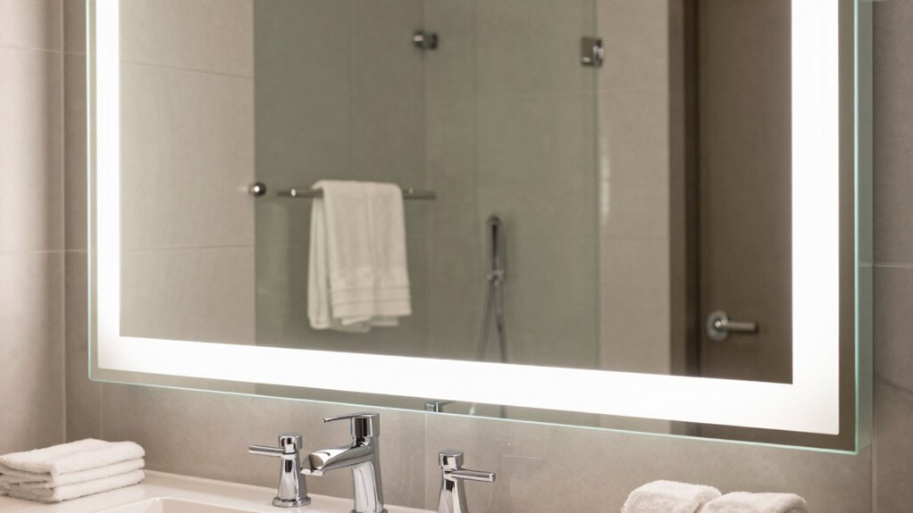 top illuminated bathroom mirrors
