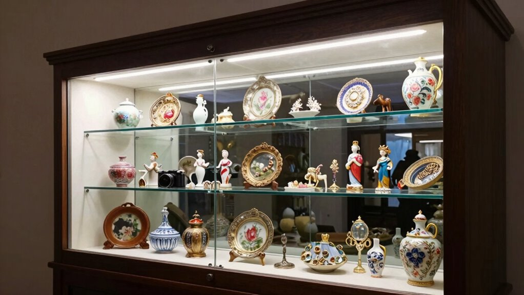 top led curio cabinet picks