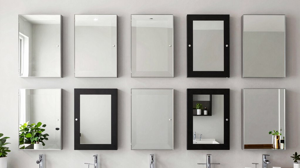 top mirrored cabinet options