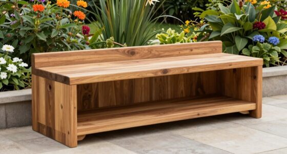 top outdoor storage benches
