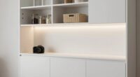 top pantry cabinets with outlets