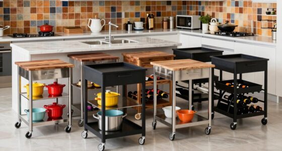 top rolling kitchen carts