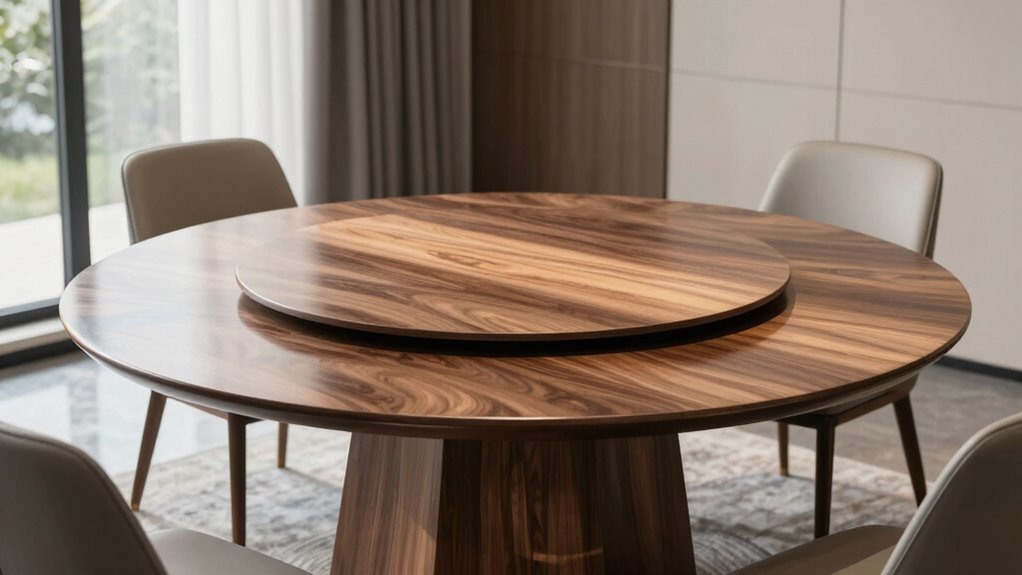 top round dining tables