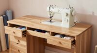 top sewing tables storage
