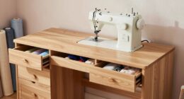 top sewing tables storage