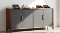 top shoe storage doors