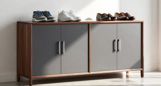 top shoe storage doors