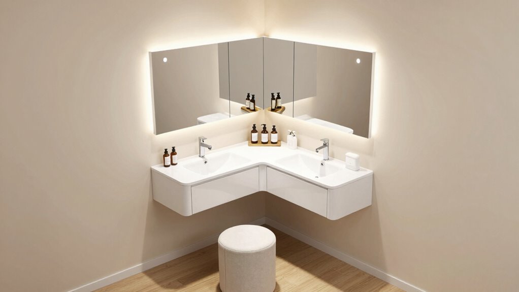 top small space vanities