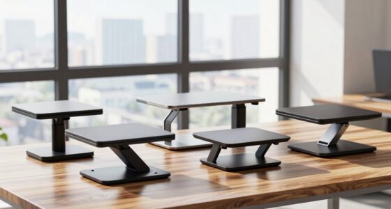 top standing desk converters