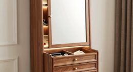 top standing jewelry cabinets